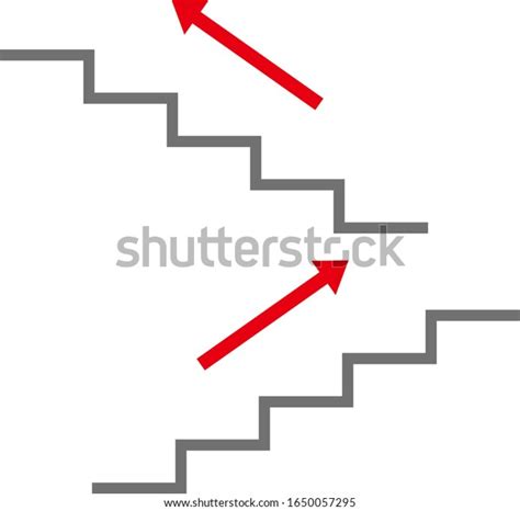 Stairs Sign Isolated Vector Image Stock Vector (Royalty Free ...