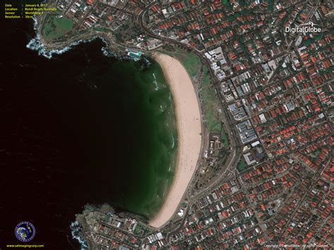 WorldView-4 Satellite Image Bondi Beach | Satellite Imaging Corp