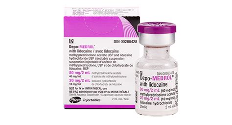 Acétate De Méthylprednisolone Avec Lidocaïne Depo Medrol Dufort Et