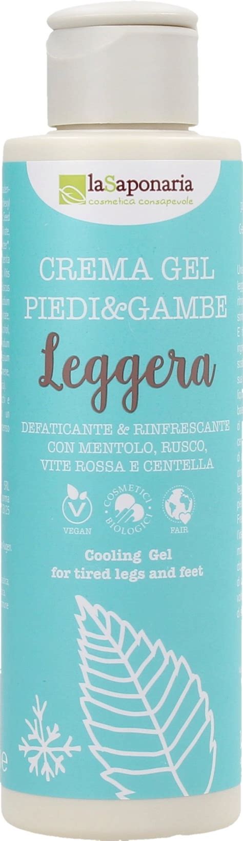 La Saponaria Leggera Crema Gel Gambe 150 Ml Ecco Verde Italia