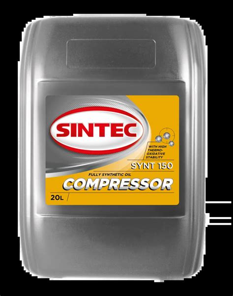 SINTEC COMPRESSOR SYNT 150 - Компрессорные масла - где купить, каталог ...