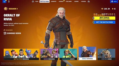 How To Get Geralt Skins In Fortnite And Geralt Of Rivia Challenges