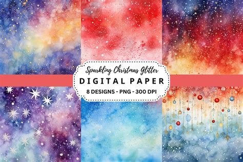 Sparkling Christmas Glitter Background Graphic By Pcudesigns Creative