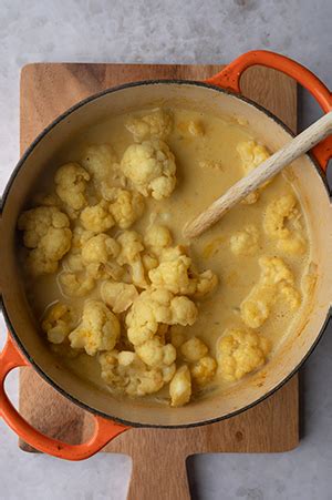 Blumenkohl Curry Mit Kokosmilch Und Reis Use Your Food