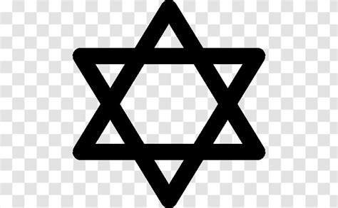 Star Of David Jewish Symbolism Judaism - Emoji Transparent PNG