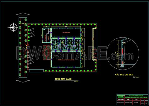 48autocad Drawings Of Steel Factory Plan Sections And Elevation For