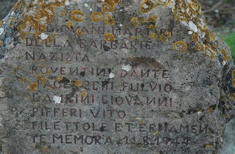 Cippo Alle Vittime Della Strage Di Laiano Pietre Della Memoria