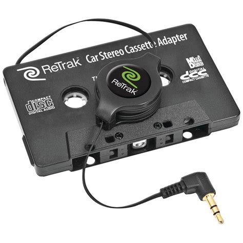 Retrak Stereo Cassette Adapter-ETCASSETTEB - The Home Depot