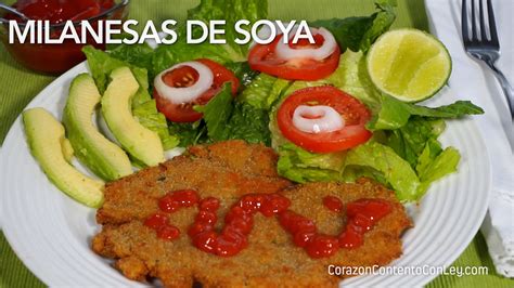 Receta De Milanesa De Soya Con Estas Cantidades Rinden Aproximadamente