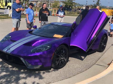 Absolutely Gorgeous Purple Ford Gt Spotted At A Car Meet Rspotted