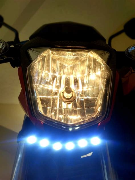 Farol De Milha Led 18w Drl Moto Honda Twister Cb 250 R 249 90 Em