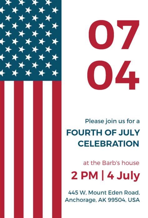 4th of July Invitation Ideas