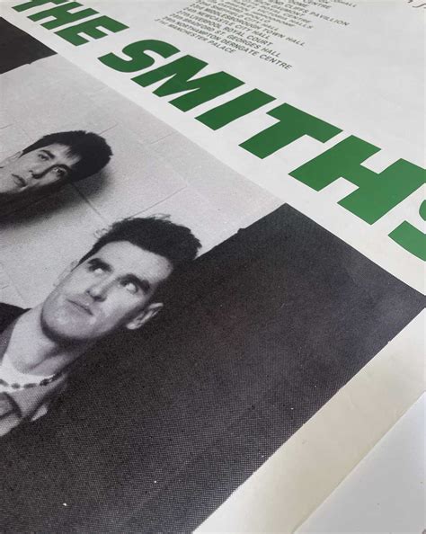 Lot 444 The Smiths 1985 Meat Is Murder Tour Poster