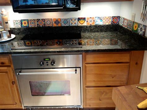 Mexican Tile Kitchen Backsplash Interior Design Decor