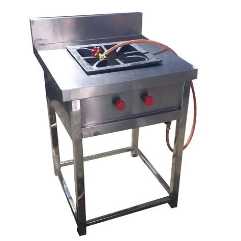 Stainless Steel Single Burner Commercial Gas Stove At Rs 12500 In Kanpur