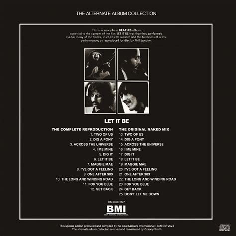 福武多聞堂 The Beatles Let It Be The Alternate Album Collection1cd2cd6500円