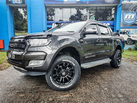 FORD RANGER HUSSLA AMBUSH MATTE BLACK Wheel 6107