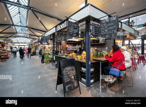 Torvehallerne Indoor Food Market In Copenhagen Denmark Europe Stock