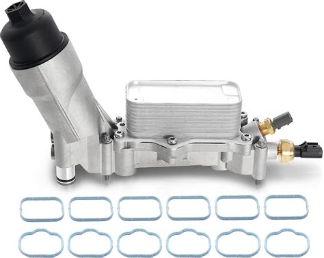 926 959 Aluminum Engine Oil Filter Housing Oil Cooler Kit With Gaskets