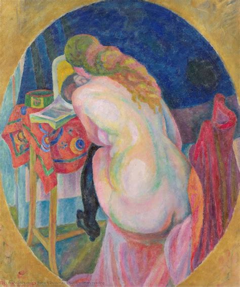 Gravura De Qualidade De Museu Nude Mulher Leitura 1915 Por Robert