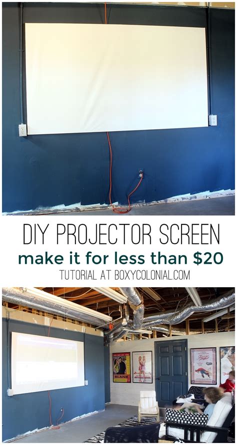 DIY Projector Screen For Less Than 20