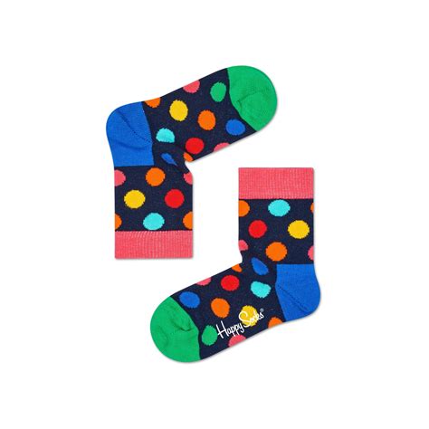 Kids Happy Socks Big Dot Multicolor Happy Socks