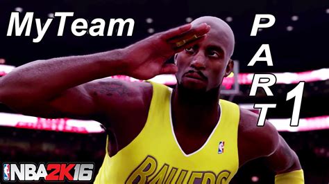 NBA 2K16 MyTeam Walkthrough Gameplay Part 1 Team Eazi YouTube