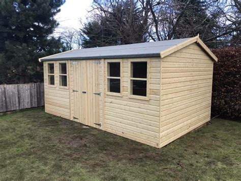 Heavy Duty Wooden Garden Workshops Made To Measure Sheds Direct