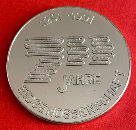 Medaille Jahre Eidgenossenschaft Kaufen Auf Ricardo