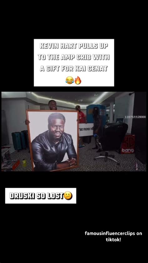 Kevin Hart Surprises Kai Cenat Youtube