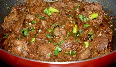 Kaleji Masala Spicy Mutton Liver Curry Recipe Awesome Cuisine