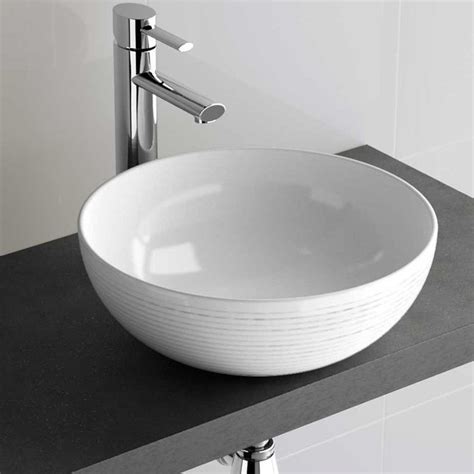 Vasque à poser Séduction Ø39cm Céramique Blanc SALGAR Réf 21854