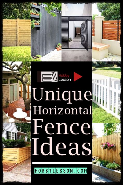 40 Unique Horizontal Fence Ideas to Add a New Look to Your Block in 2018