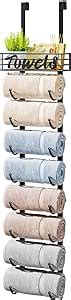 Amazon Hapirm Tier Over The Door Towel Racks For Bathroom Wall