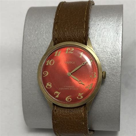 Часы СССР Чайка в позолоте очень редкие! #часыссср #watchussr # ...