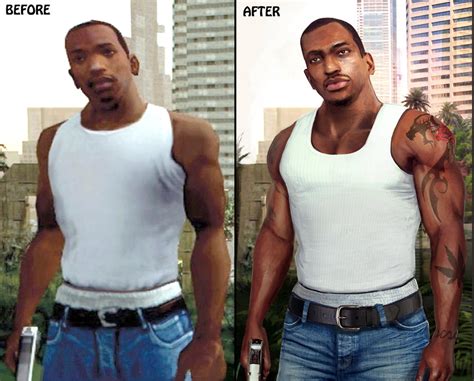 Carl Johnson Gta San Andreas By Prabhudk On Deviantart