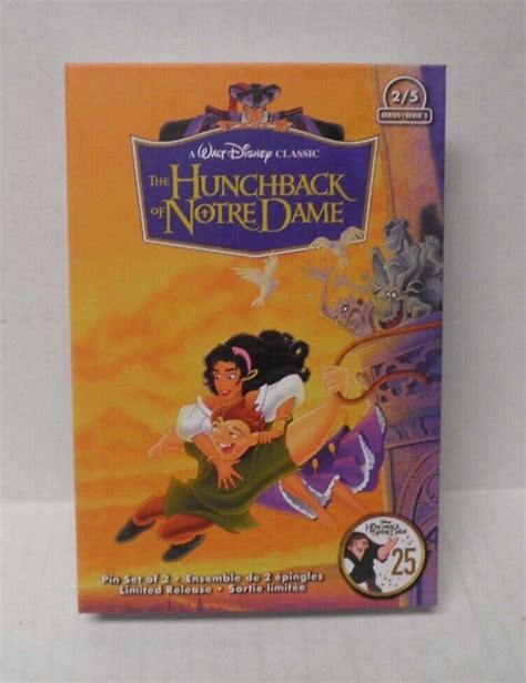 Mavin The Disney Store Parks Hunchback Of Notre Dame Vhs Pin Set