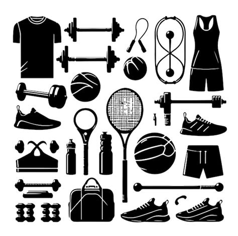 Premium Vector Sports Equipment Vector Collection