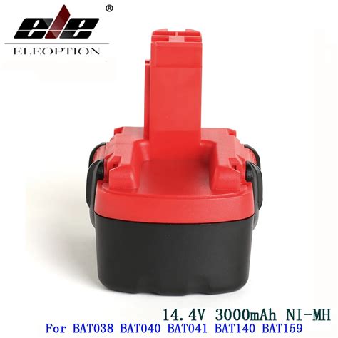 BAT038 14 4V 3000mAh NI MH Rechargeable Battery For BOSCH 14 4V BAT038