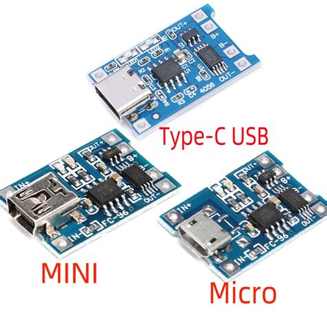 Tp Micro Usb V A Tp Lithium Battery Charger Module