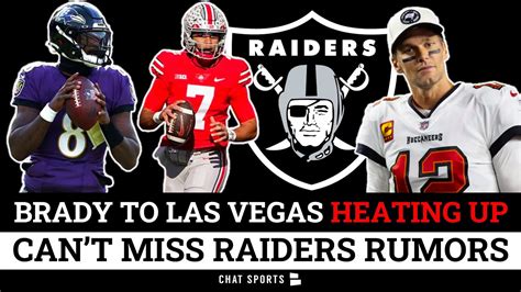 Raiders Rumors Tom Brady To Las Vegas Heating Up Lamar Jackson Odds