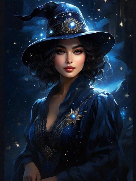 Premium Ai Image A Beautiful Magician Woman
