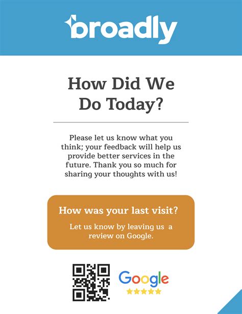 Review Us on Google Business Templates - Broadly