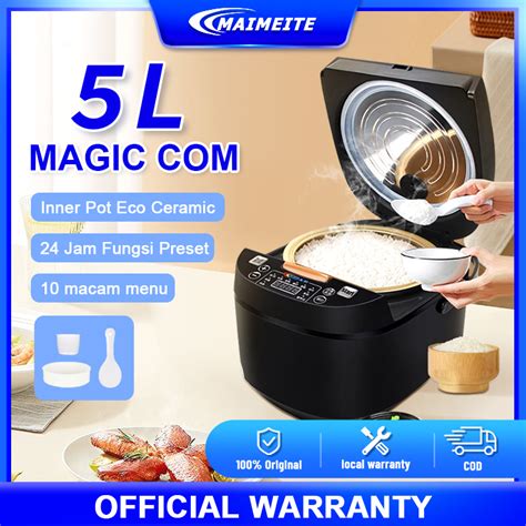 Jual Maimeite 5l Rice Cooker Digital Low Carbo Magic Com Mini Portable Multifungsi Kapasitas