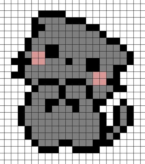 Pixel Art Chat Easy Pixel Art Pixel Art Grid Colorful Drawings Easy