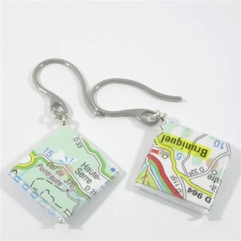 Boucles Carr Origami Carte Routi Re Avec Villes