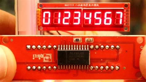 Max7219 7 Segments Display Example With Arduino