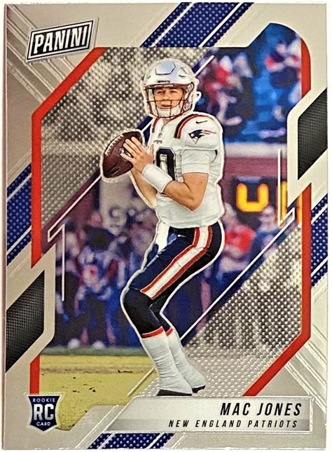 Mac Jones Panini Vip New England Patriots Football Rookie Card