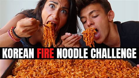 Korean Fire Noodle Challenge Youtube