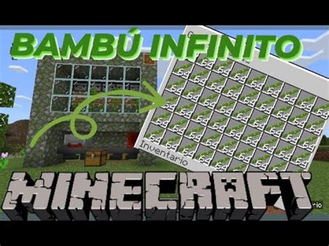 Como hacer una GRANJA DE BAMBÚ AUTOMÁTICA en MINECRAFT EXPERIMENTOS